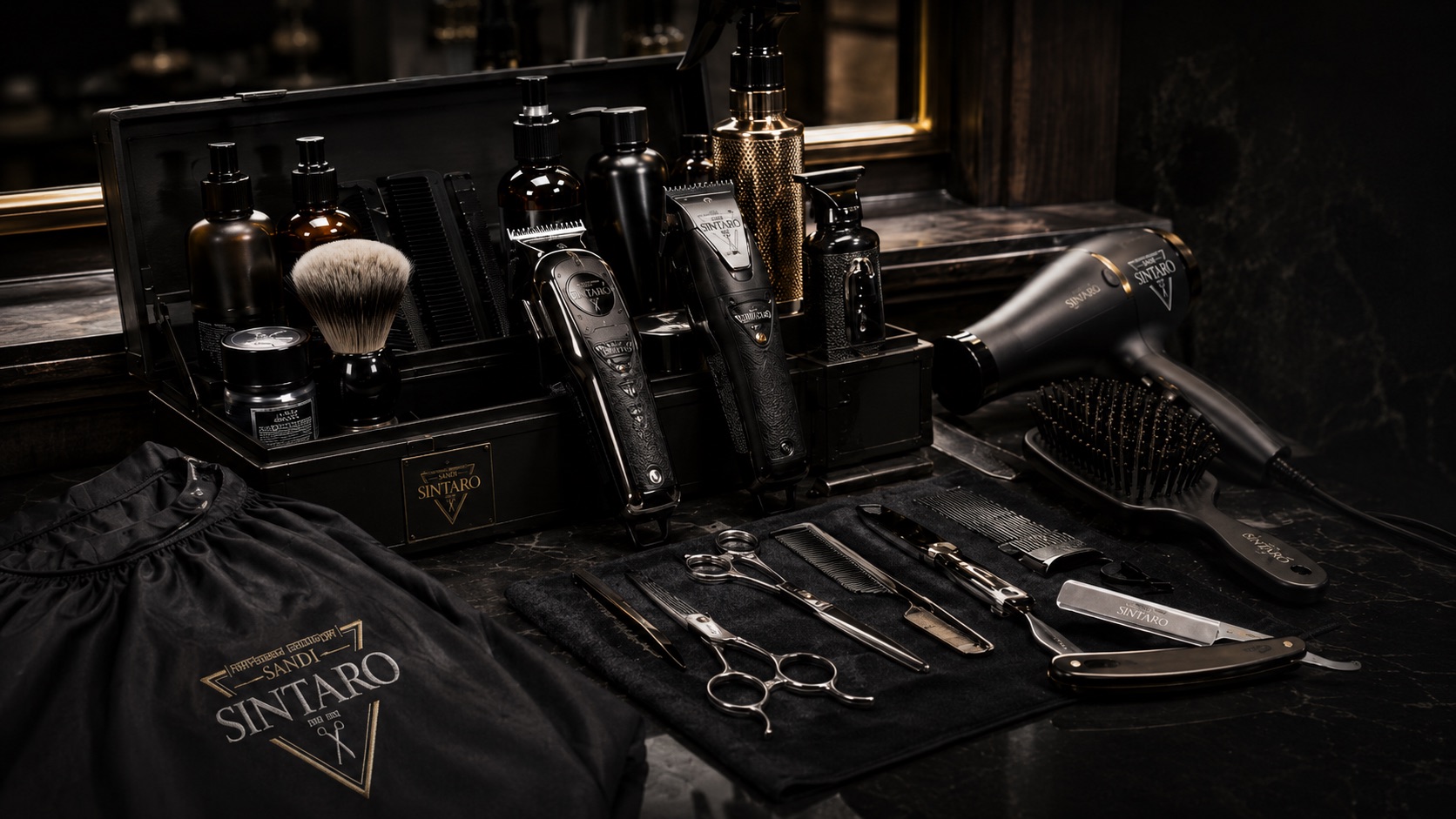 Peralatan cukur Barbershop Sandi Sintaro